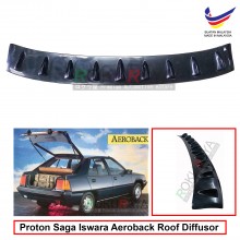 Proton Saga Iswara Aeroback (1st Gen) 1985-2008 Vortex Generator Shark Fin Aerodynamic Rear Top Diffuser Roof Diffusor